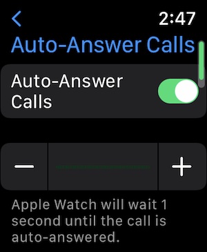 Can you answer online calls from apple watch