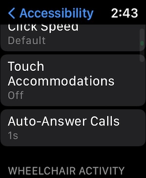 Auto-Answer Apple Watch