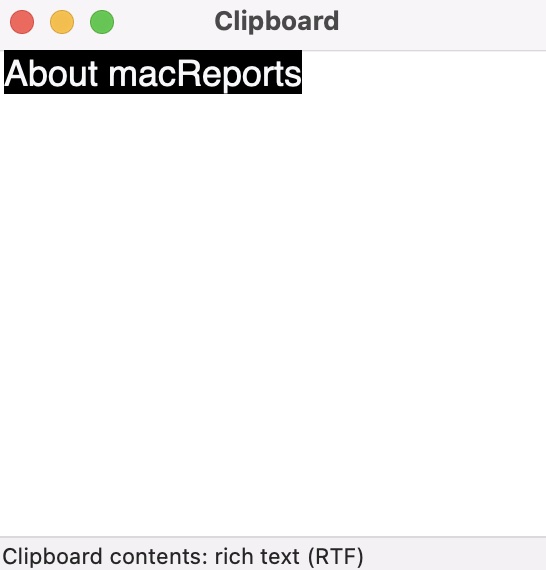Clipboard Mac 