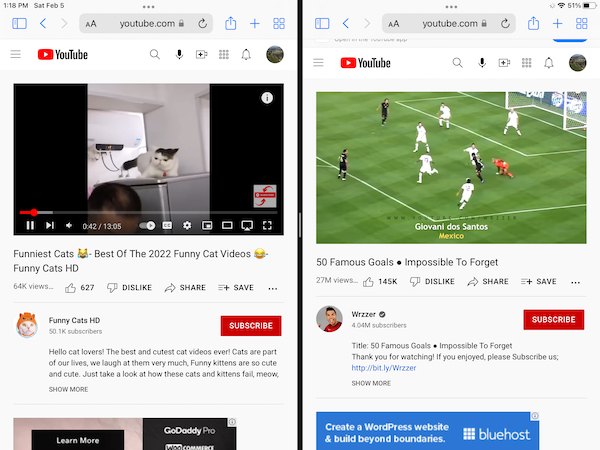 How to Watch Two YouTube Videos Simultaneously on iPad macReports