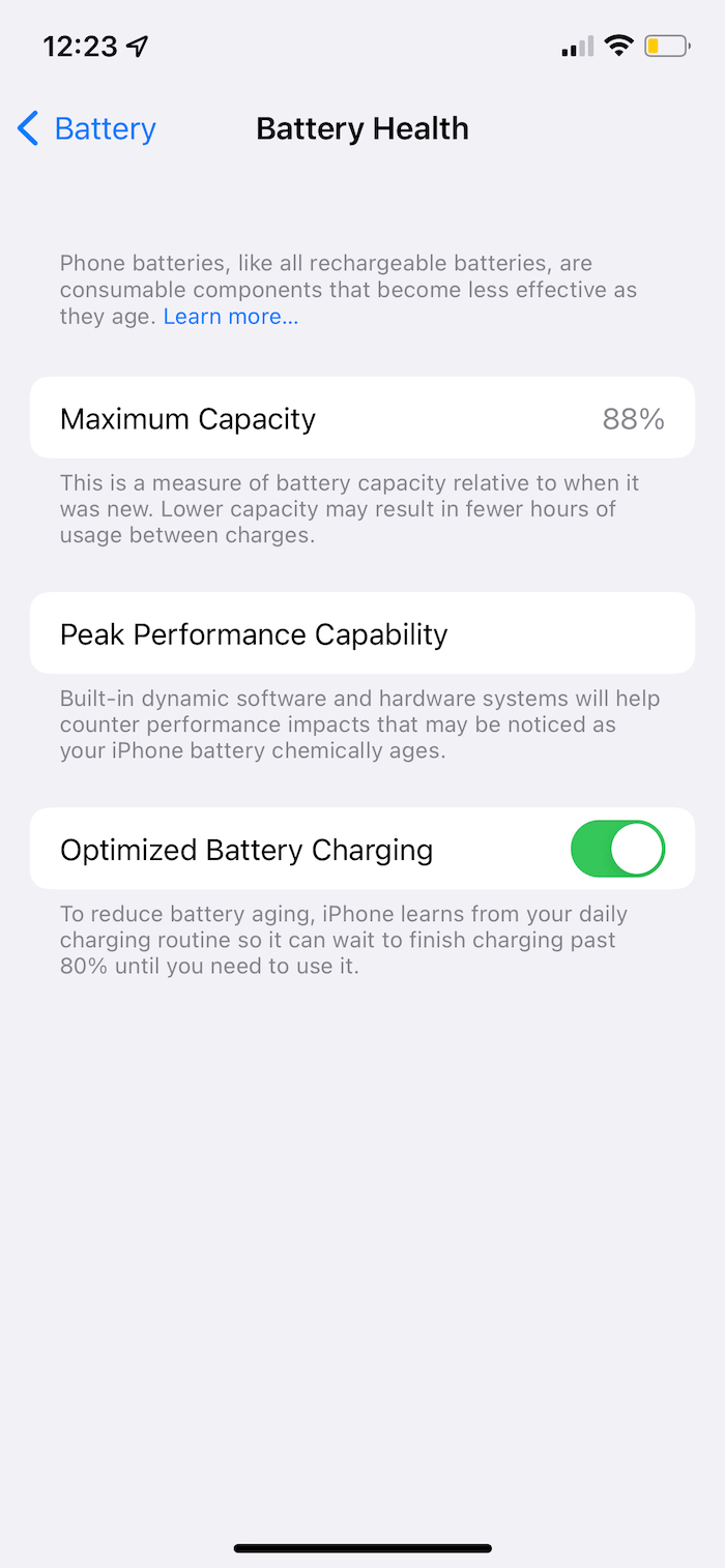 how to know if your iphone needs a new battery