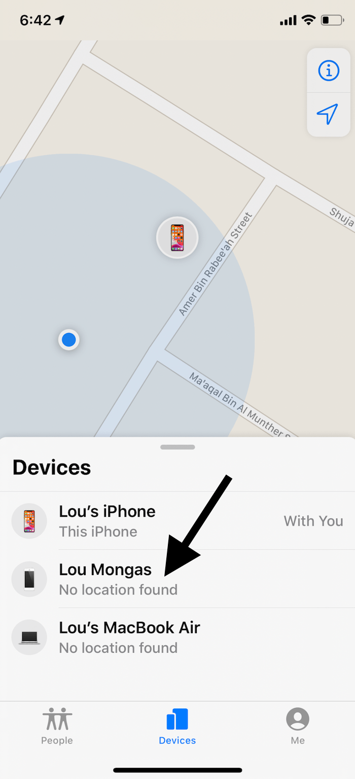 O que fazer quando encontre meu iPhone diz que nenhum local encontrou?