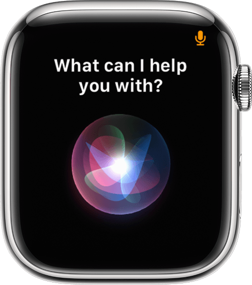 Apple Watch mic icon