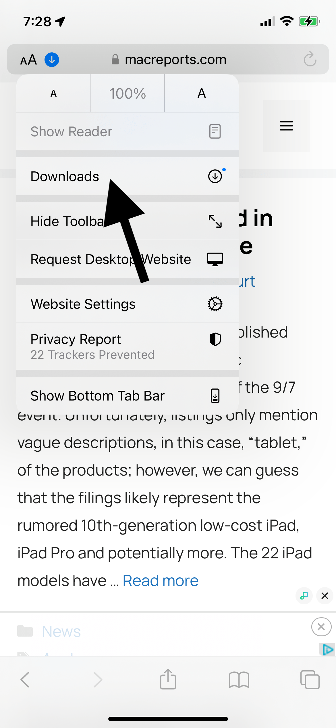 ios safari download blob