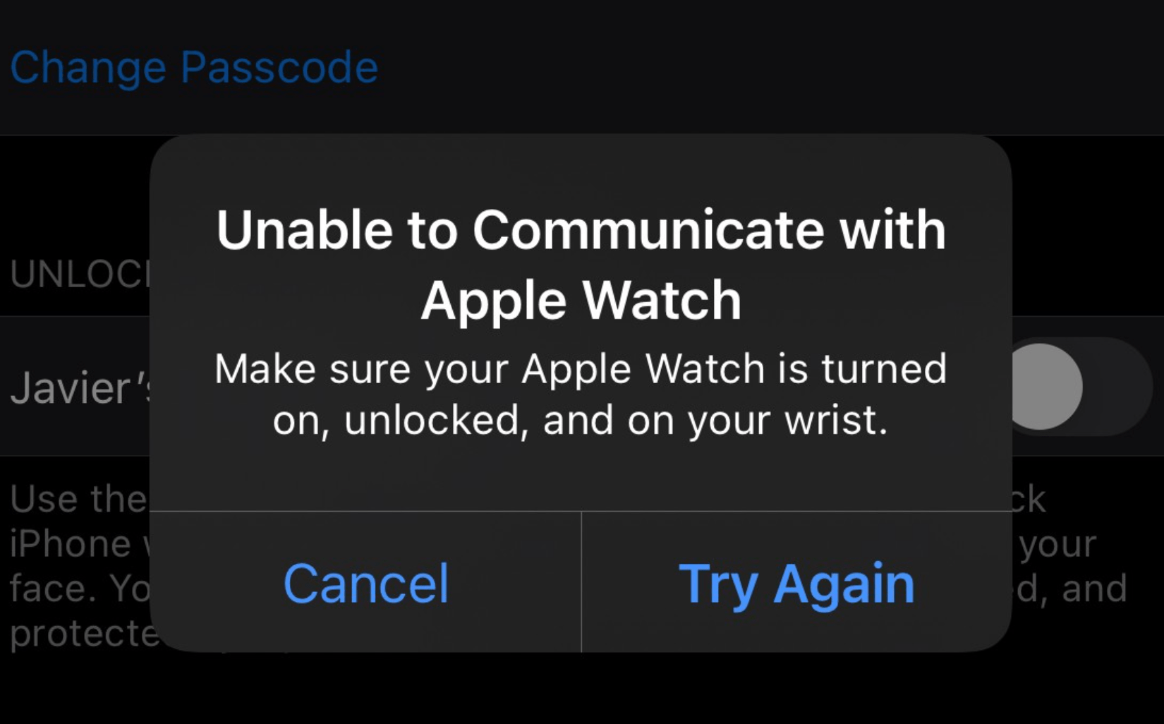 Unable to Communicate with Apple Watch Error on iPhone Fix