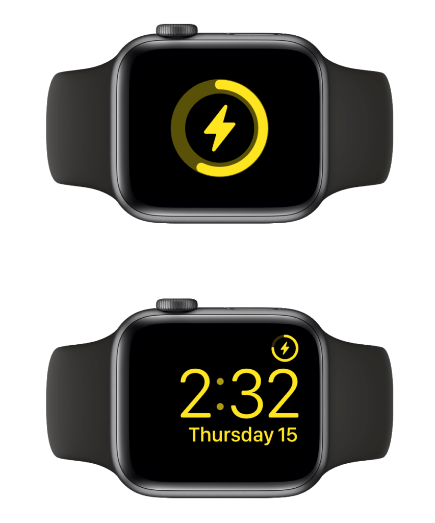 low power mode yellow charging