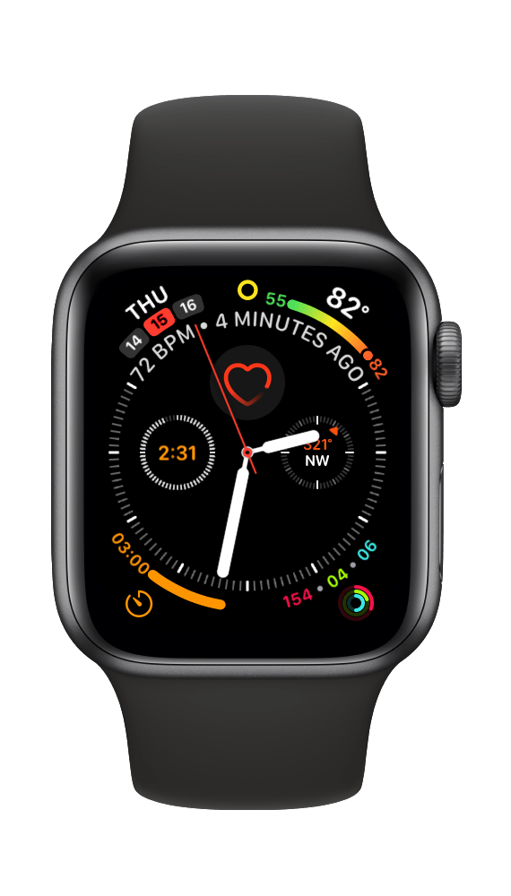 low power mode circle on watch face