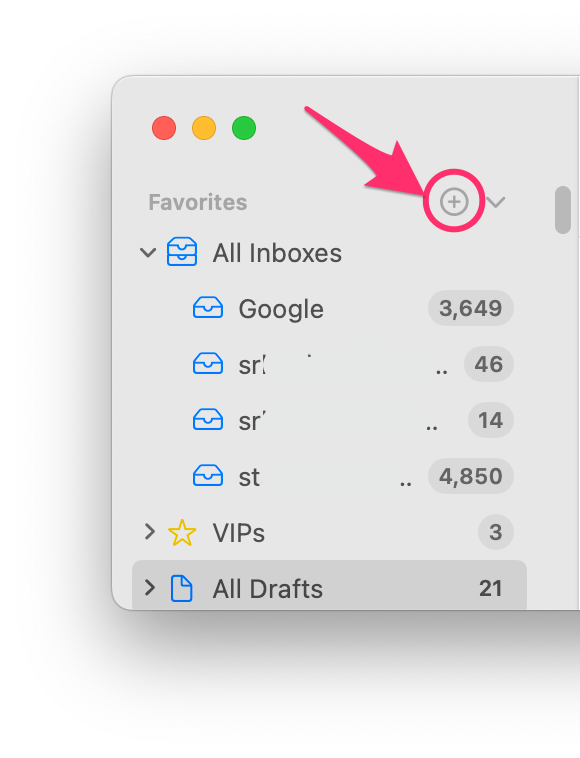 add mailbox in sidebar