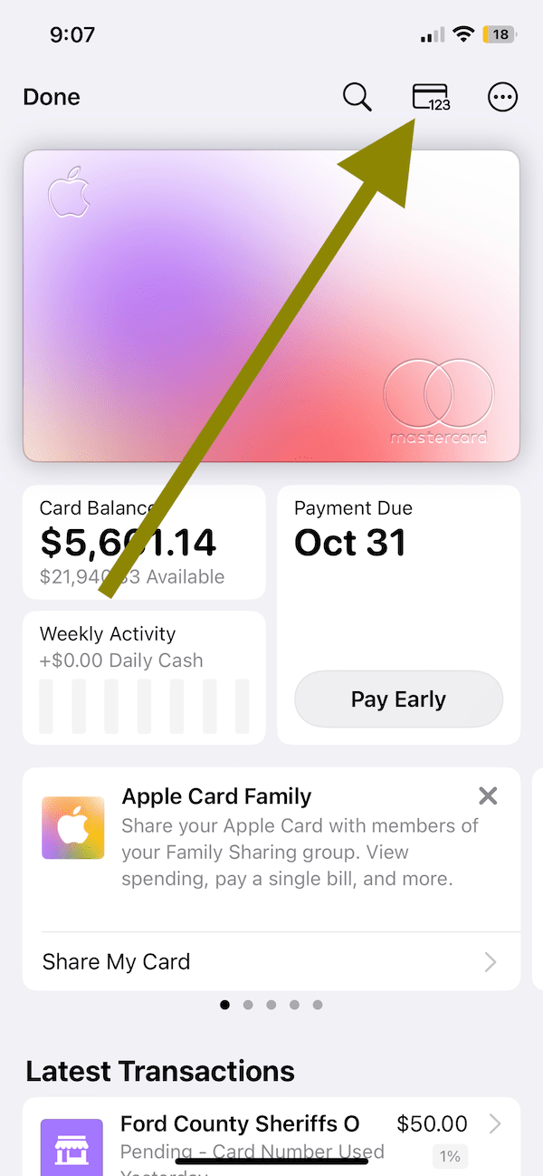 Apple Card icon
