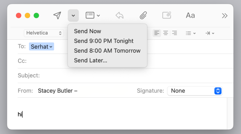 How to Schedule an Email to Send Later in macOS Ventura
