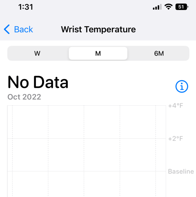 Apple Watch Temperature Tracking is not Working