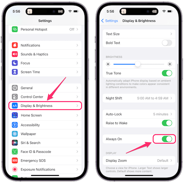 How to Turn Off the Always-On Display on iPhone 14 Pro