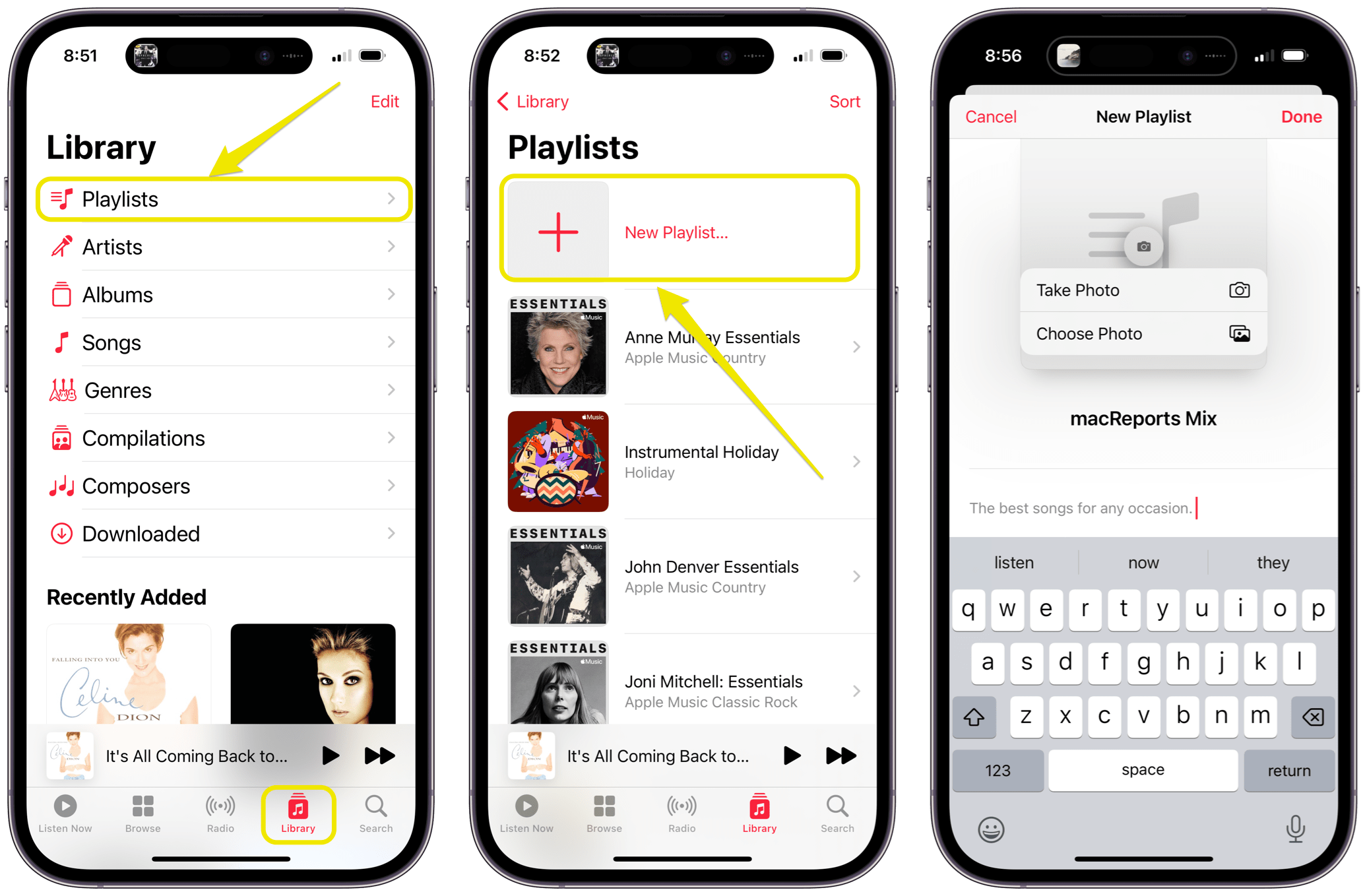 Create Playlist Iphone 