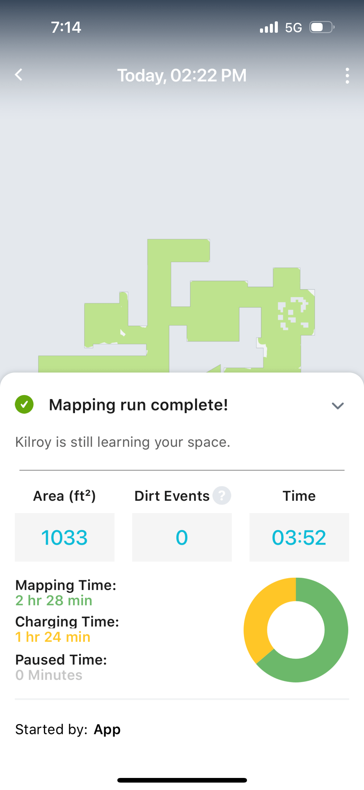 roomba j7 mapping run