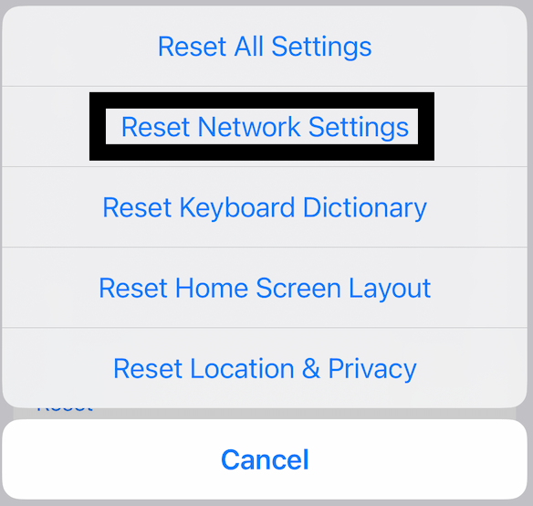 What Does Reset Network Settings Do on Your iPhone or iPad?