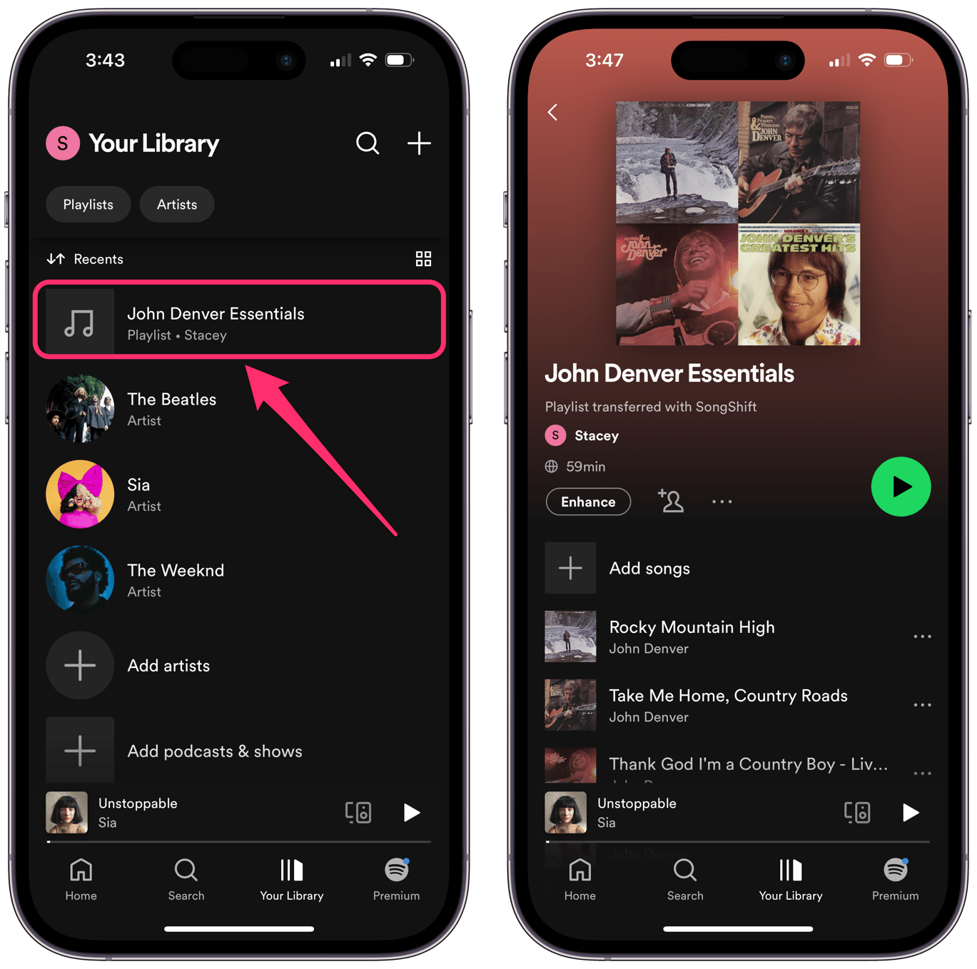 playlist in Spotify