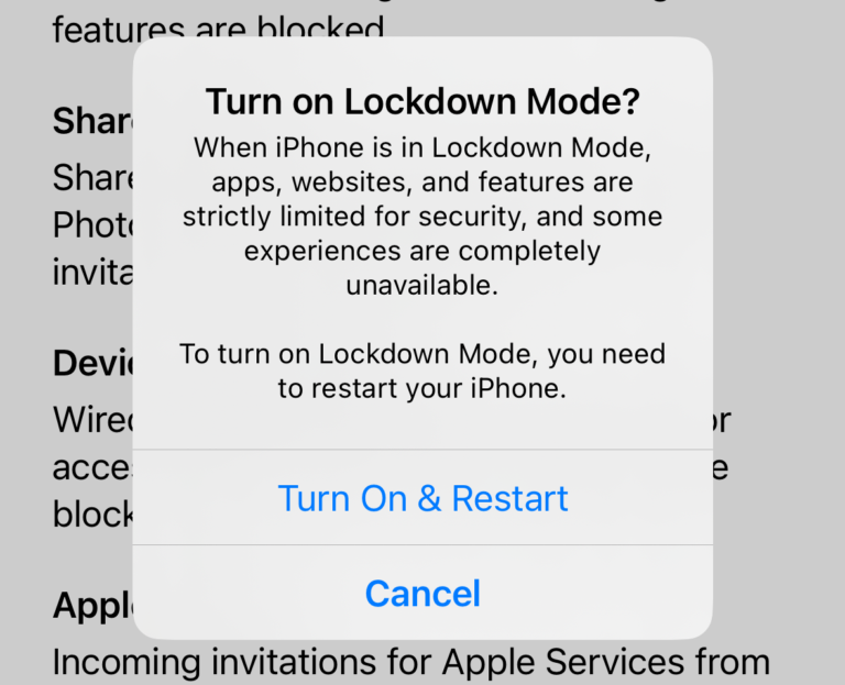 What is Lockdown Mode on iPhone and When Should You Use It?