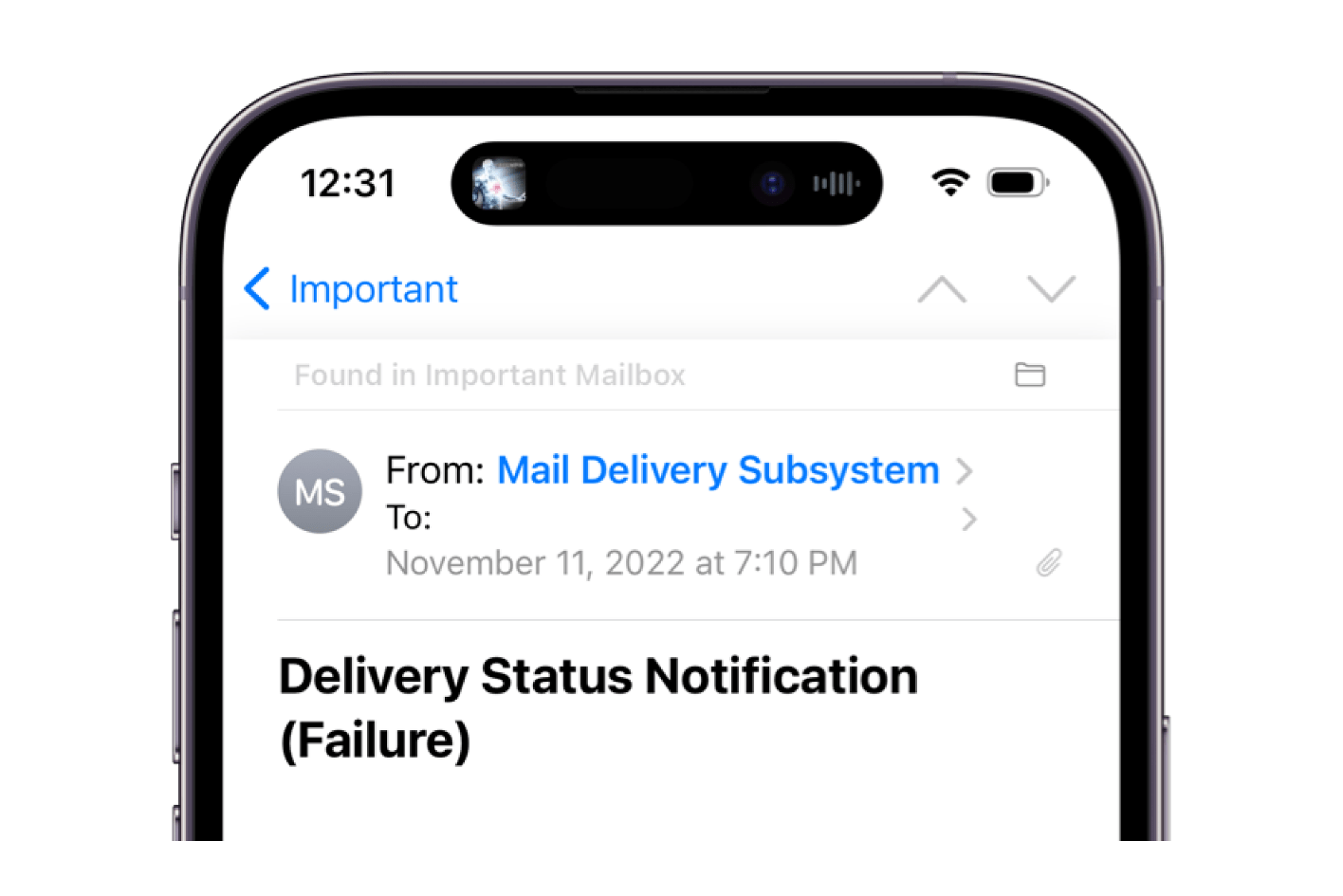 mail delivery system message-status@mailer-daemon