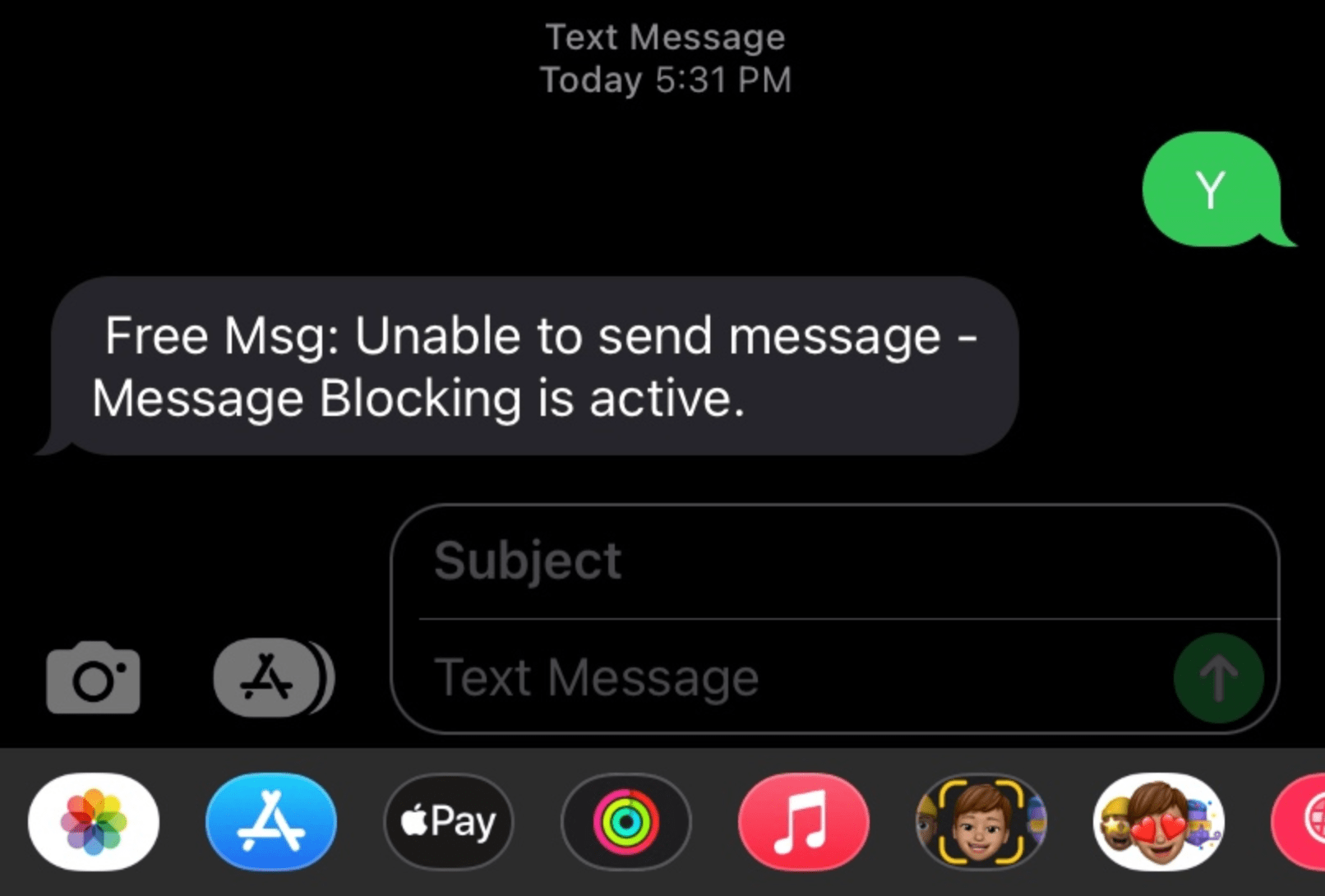 Unable to Send Message - Message Blocking Is Active, How to Fix