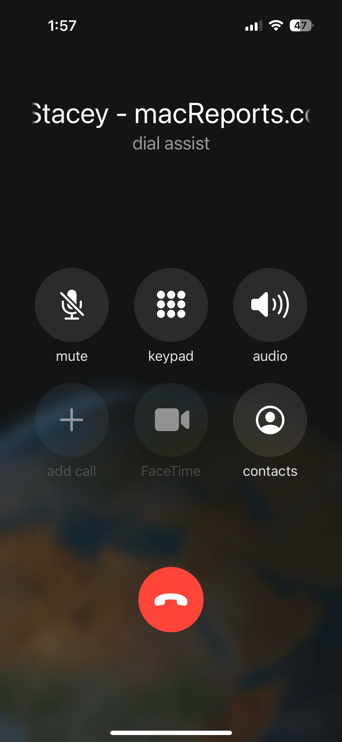 Dial Assist when calling