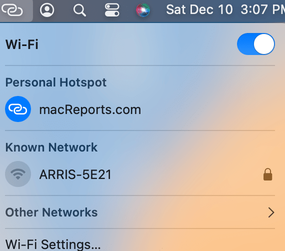 Hotspot name