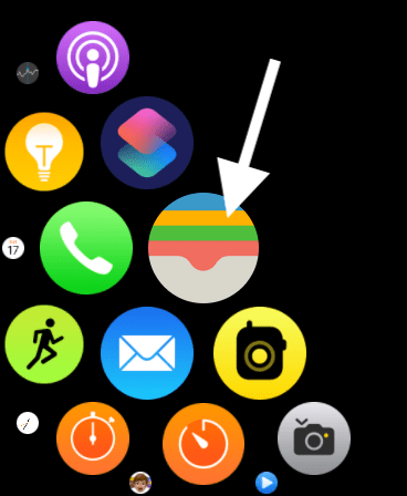 Wallet app on Apple Watch