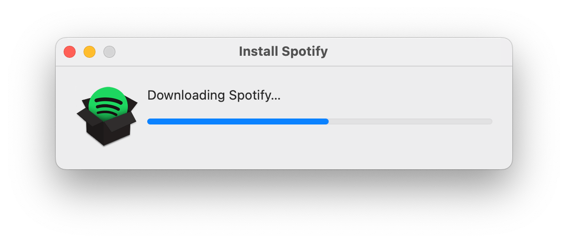 downloading Spotify