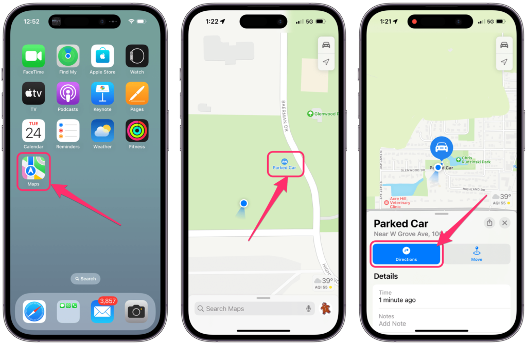 How to Find Your Parked Car Location on iPhone • macReports