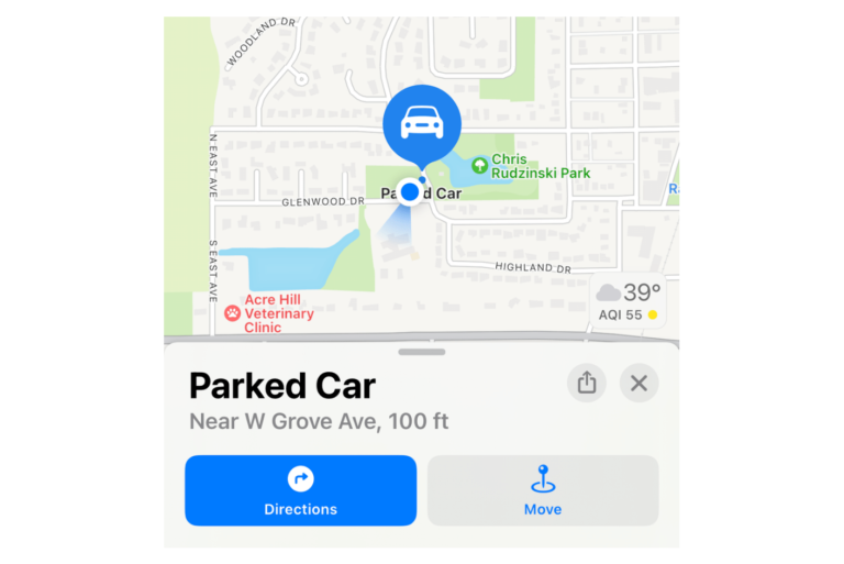 How to Find Your Parked Car Location on iPhone