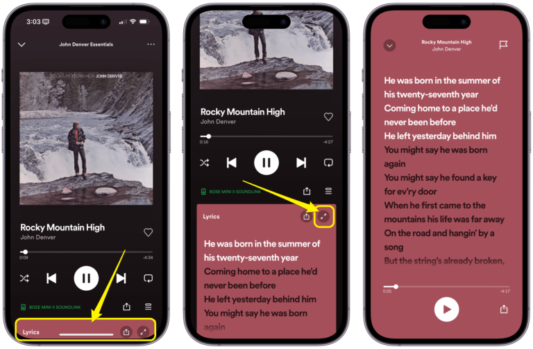 How to See Spotify Lyrics on iPhone, iPad and Mac