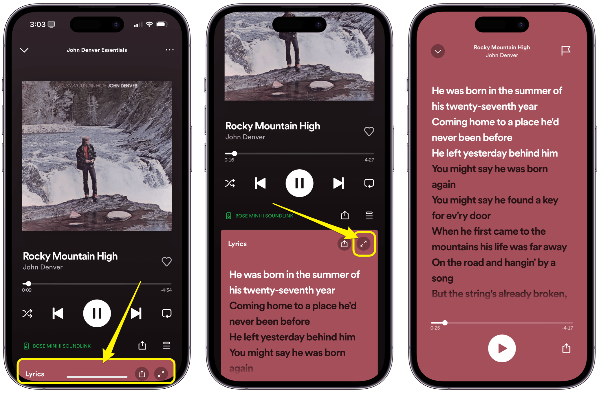 Lyrics App