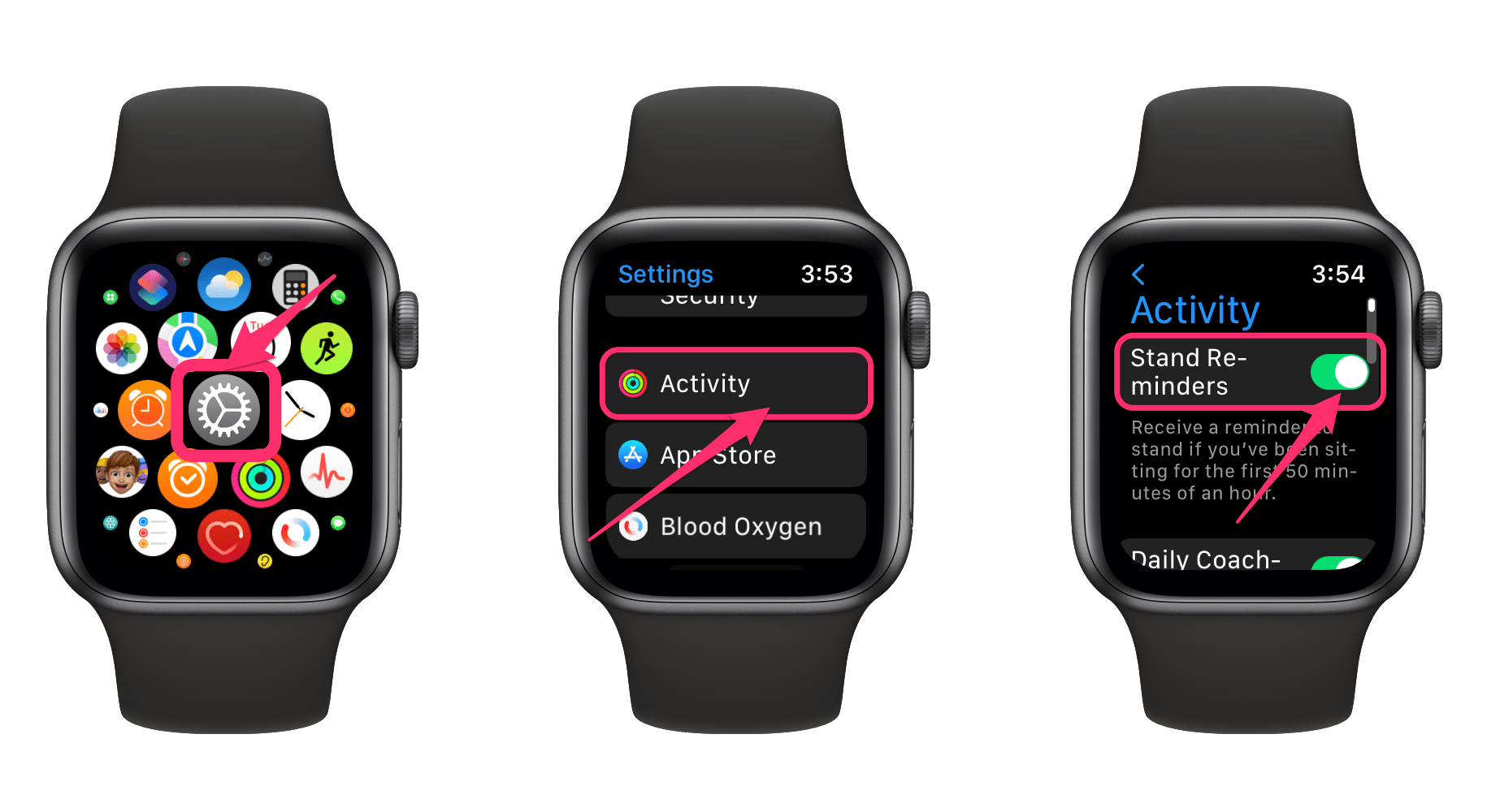 Apple watch how best sale to change stand goal