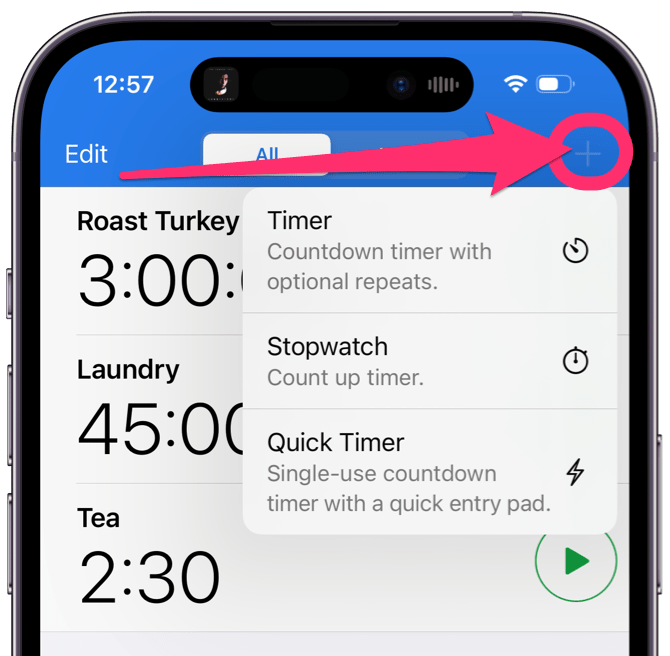 add a timer