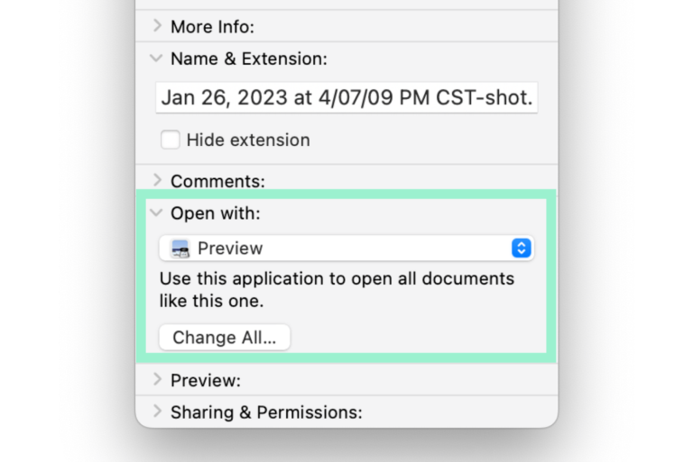 How to Change the Default App to Open Files on Mac