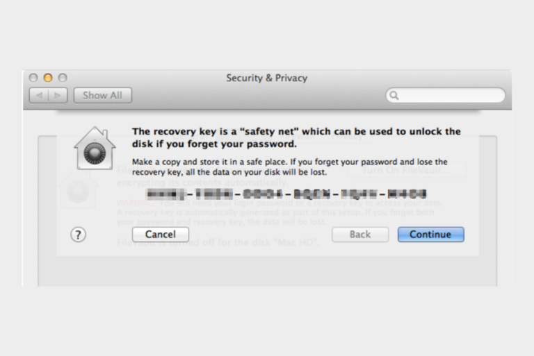 What to Do If You Forgot Your FileVault Recovery Key for Mac