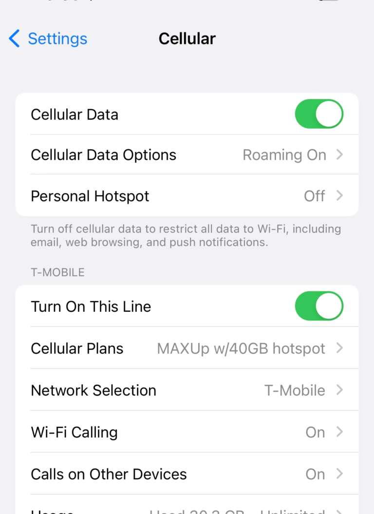 iPhone 14 Cellular Data Not Working, Fix