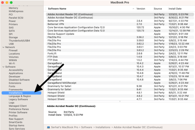 How to See App Installation History on Your Mac