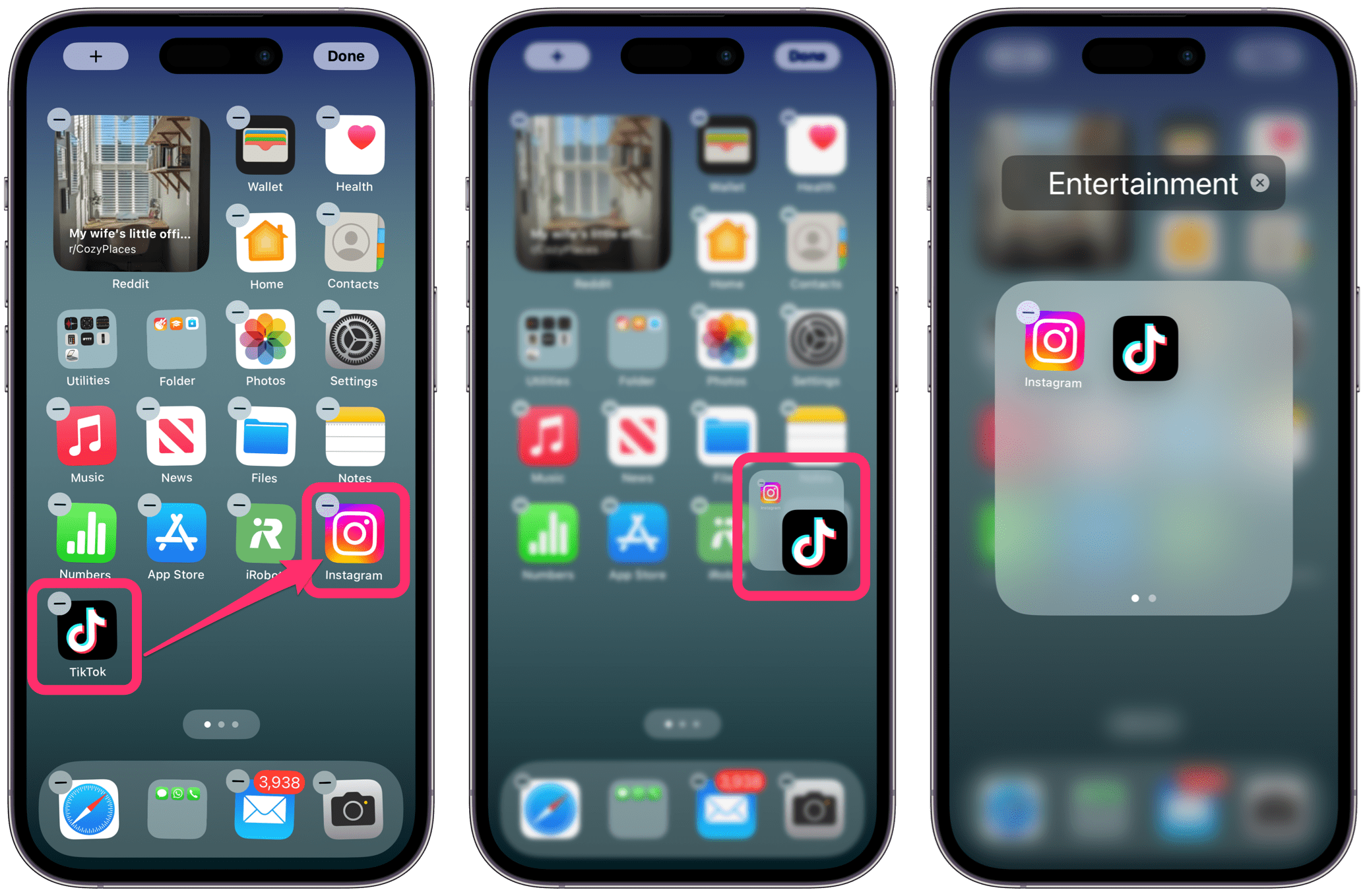 How To Create Folders And Organize Apps On IPhone Home Screen MacReports   New Folder Home Screen 