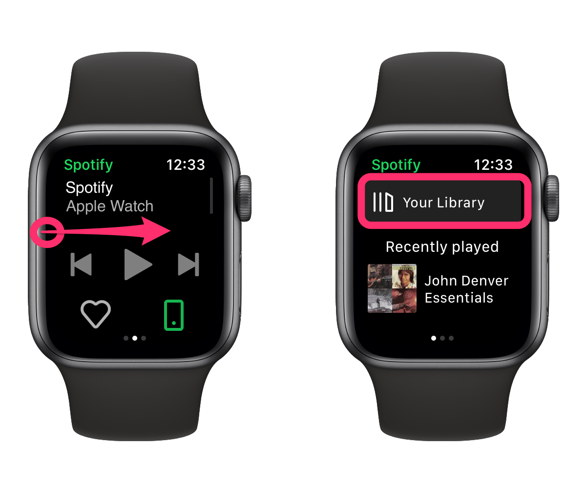 download playlist Apple Watch Spotify