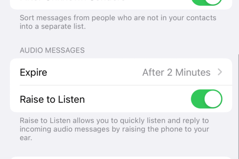 How to Turn Off or On Automatic Playing or Recording Audio Messages on iPhone