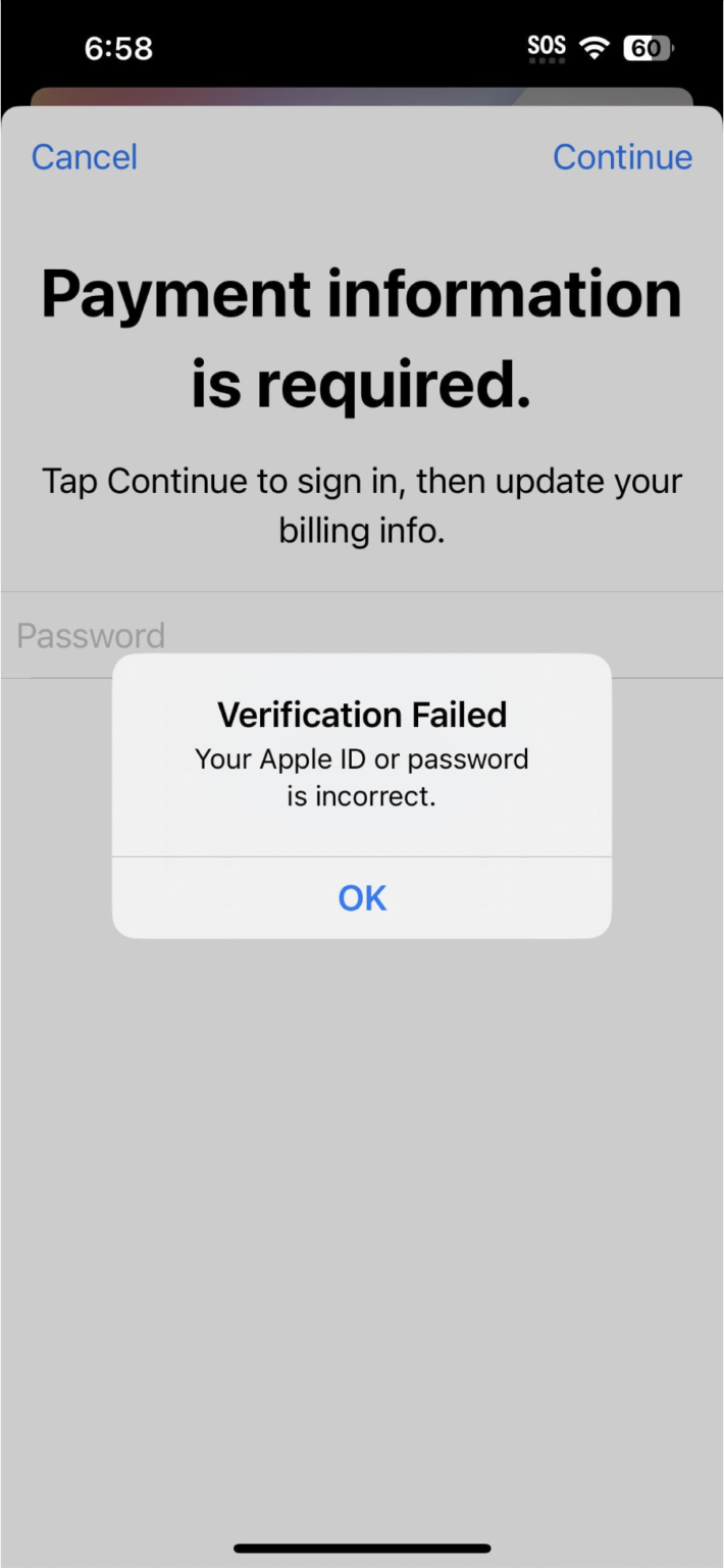 How to Fix 'Verification Failed, Your Apple ID or Password Is Incorrect ...