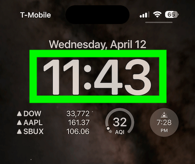 How to Change iPhone Clock Font on Lock Screen • macReports