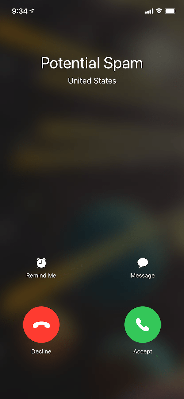 What Does A Potential Spam Call Mean