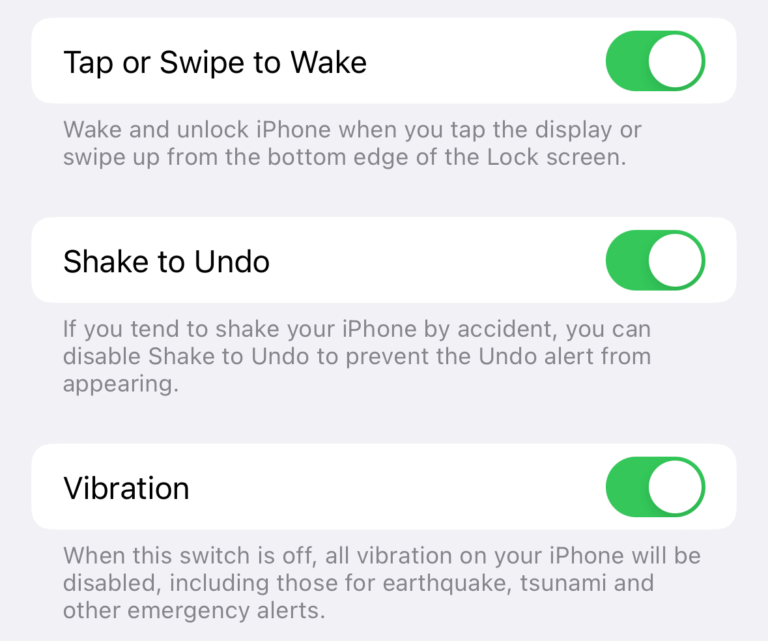 How to Turn Off All Vibrations and Haptics on iPhone