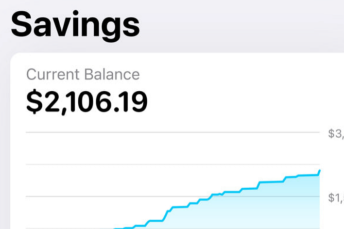 Apple Savings account screenshot