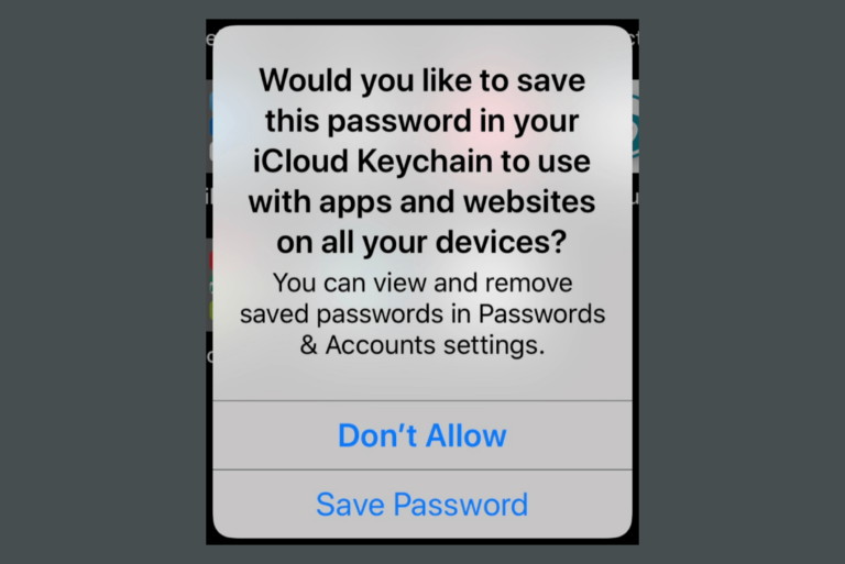 How to Stop ‘Would You Like to Save this Password’ iCloud Keychain Popups on iPhone or Mac
