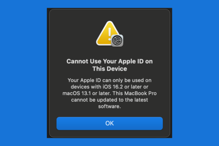 How to Fix ‘Can’t Use Your Apple ID on This Device’