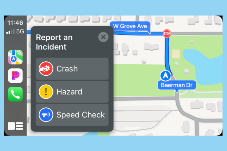 How to Report a Speed Check in Apple Maps Using Siri, iPhone or CarPlay
