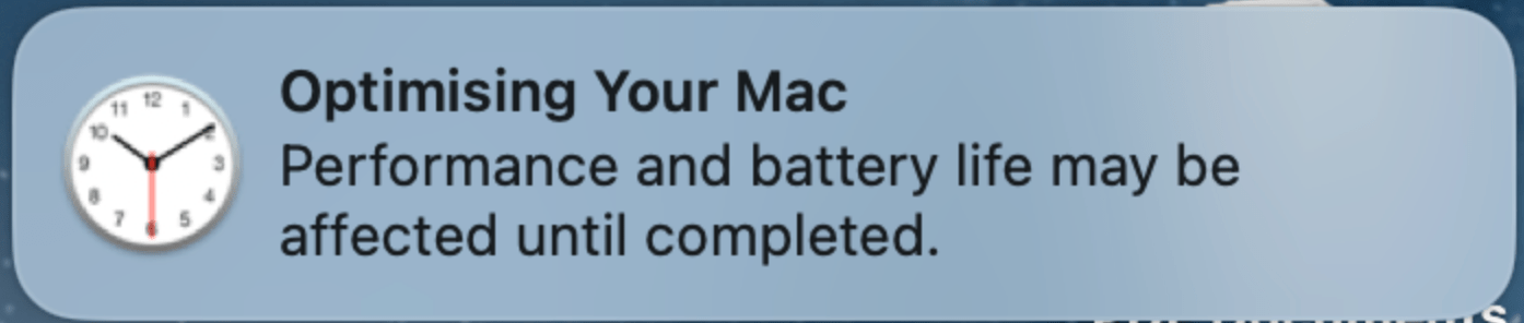 optimizing your Mac message
