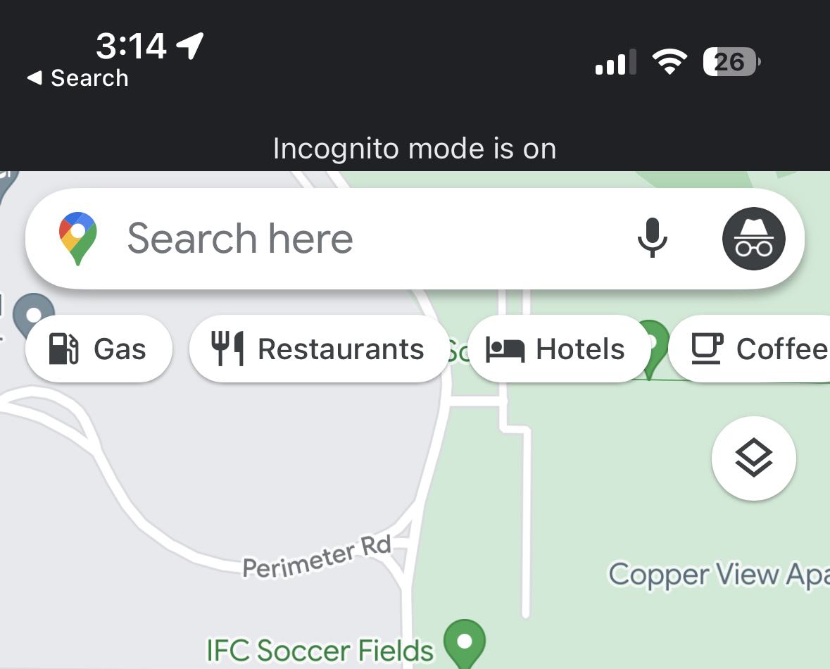 How to Turn On or Off Incognito Mode for Google Maps on iPhone • macReports